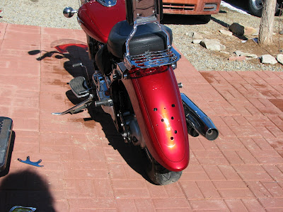 Stock holes and the worn gasket groove