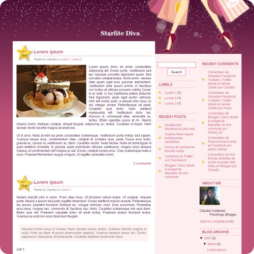 starlite-diva-blogger-template starlite-diva-blogger-template