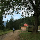 Козьмещик, дорога и вид на Петрос