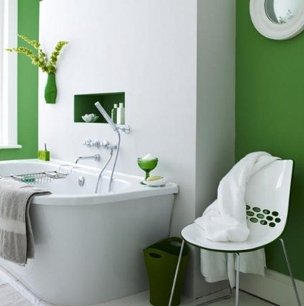 Roomenvy, Grön inredning