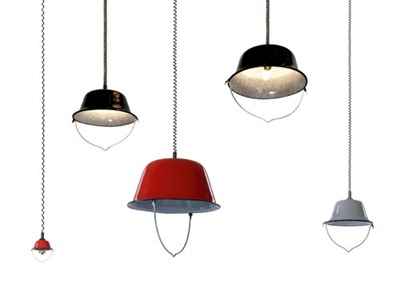 Lampa av hink