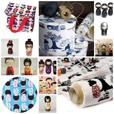 Kokeshi dockor
