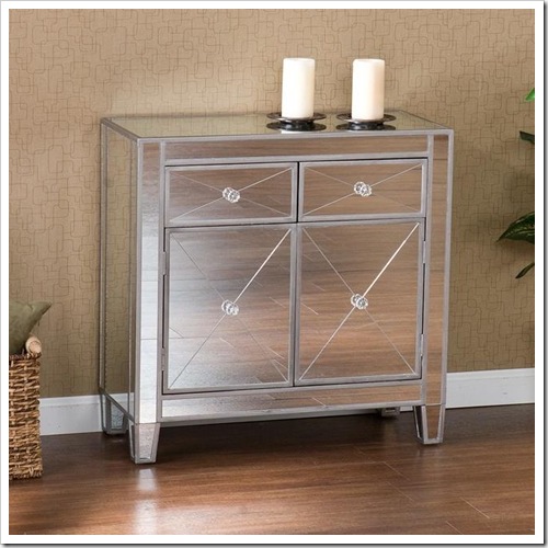 The Luxe for Less Mirrored Furniture