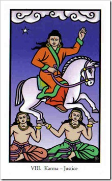  tarot buddah Major-Justice