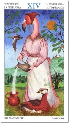 14-Major-Temperance Animal Lords TAROT