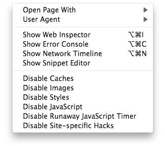 menu develop muncul pada safari mac menu develop pada safari mac