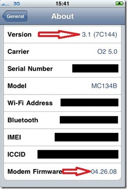 iPhone3GS3.1Jailbreaked
