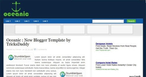 new-professional-blogger-template-Oceanic-2-3 Columns-adsense-ready new-professional-blogger-template-Oceanic-2-3 Columns-adsense-ready