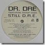 DR DRE feat SNOOP DOGGY DOG - Still Dre