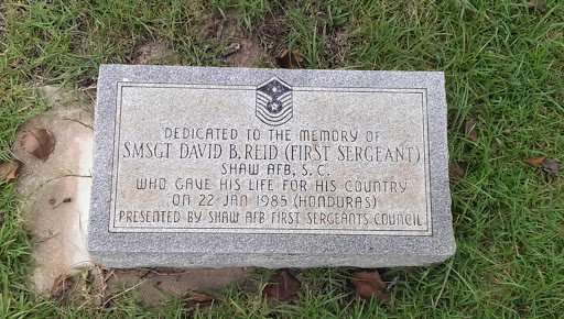SMSgt David B. Reid Memorial Stone