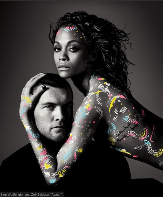 001 Sam Worthington and Zoe Saldana -Avatar-