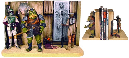 Star Warsos könyvtámaszok front