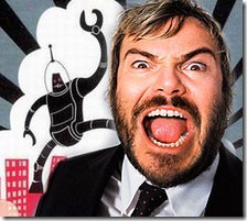 Jack Black a robotokkal kel fel