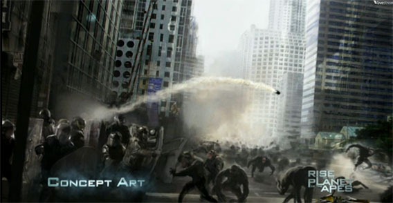 Rise of the Planet of the Apes koncepcióképek 05