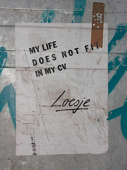 my life does not fit in my cv