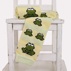 frog baby leg warmers super soft and fuzzy on babys legs