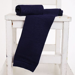 navy baby leg warmer