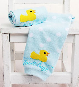 toodlebus duck baby leg warmer
