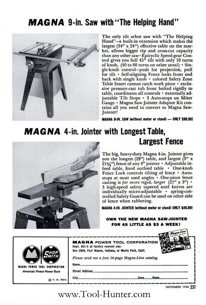 1956 Magna Shopsmith 4\