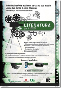 CARTAZ LITERATURA EM VÍDEO
