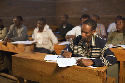 Students listening to lecture