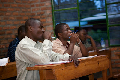 Students listening to lecture