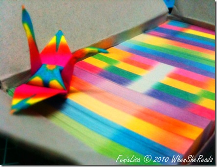 2 Origami Cranes Papers
