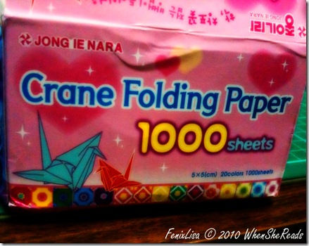 1 Box of 1000 Origami Cranes