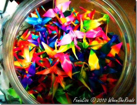 1000 Cranes in a jar