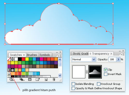 Tutorial Illustrator - Membuat Awan