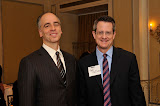 NYU Wagner Associate Dean Rogan Kersh with Tim McClimon from the US Conference of Mayors
