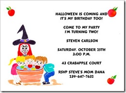 Invitation Halloween Invitation Halloween