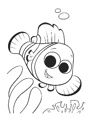 Finding Nemo Coloring Sheet