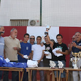 Entrega de premios deportivos en las fiestas de la barriada de Los Prunos
