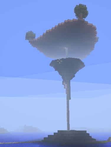 Minecraft Floating Castle
