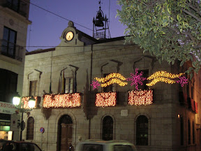 El ayuntamiento de Pozoblanco engalanado en la navidad del 2007. Foto: Pozoblanco News, las noticias y la actualidad de Pozoblanco (Córdoba)* www.pozoblanconews.blogspot.com