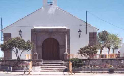 Fachada de la ermita de San Gregorio, de donde salen los titulares del Lunes Santo en Pozoblanco