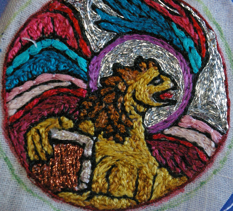 Broderie à appliquer, XIème siècle SG1L5813