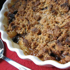 Pear and Raisin Crumble