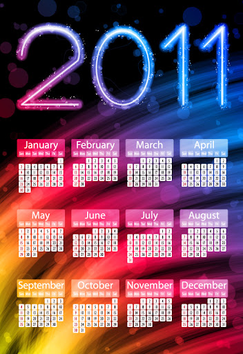 2011 calendar. 2011 Calendar 009