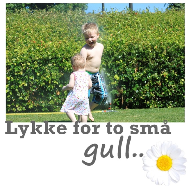lykke for to små gull lykke for to små gull