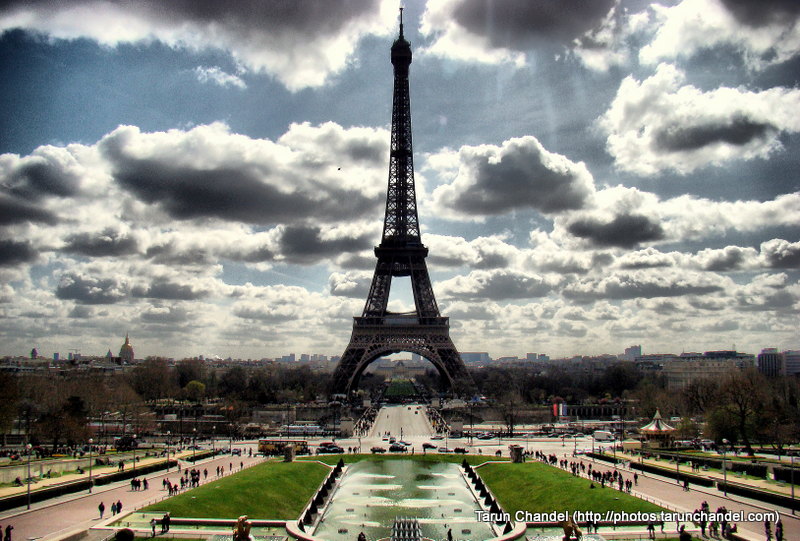 Eiffel Tower Front View Paris France, Tarun Chandel Photoblog