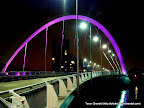 clyde arc changing color glasgow, Tarun Chandel Photoblog