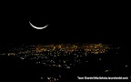 Experiment Moon and city, Tarun Chandel Photoblog