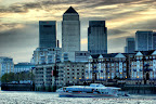 Canary Wharf Thames Riverside HDR, Tarun Chandel Photoblog