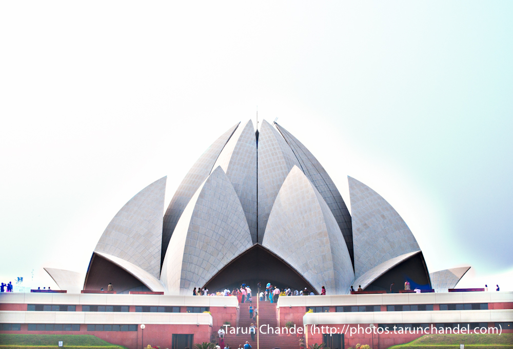 Lotus Temple New Delhi, Tarun Chandel Photoblog