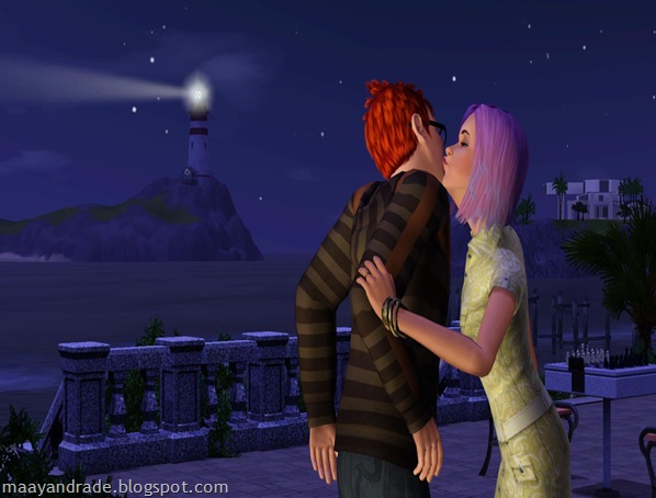 the sims 3 beijo