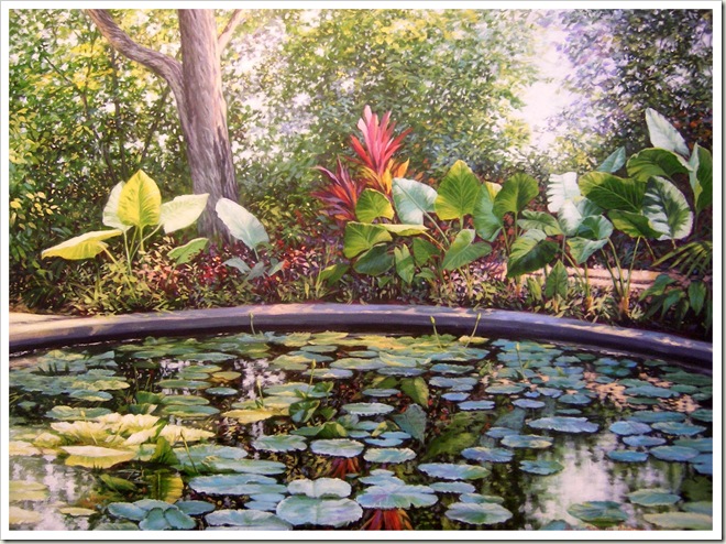 Lily Pond by Mary Johnson