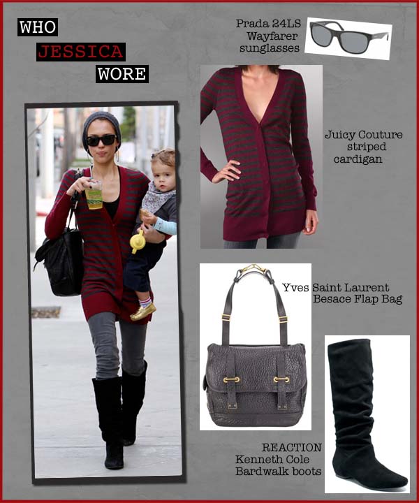 Jessica Alba YSL Besace