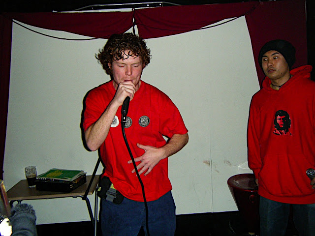 Damon had a gig at Trinity